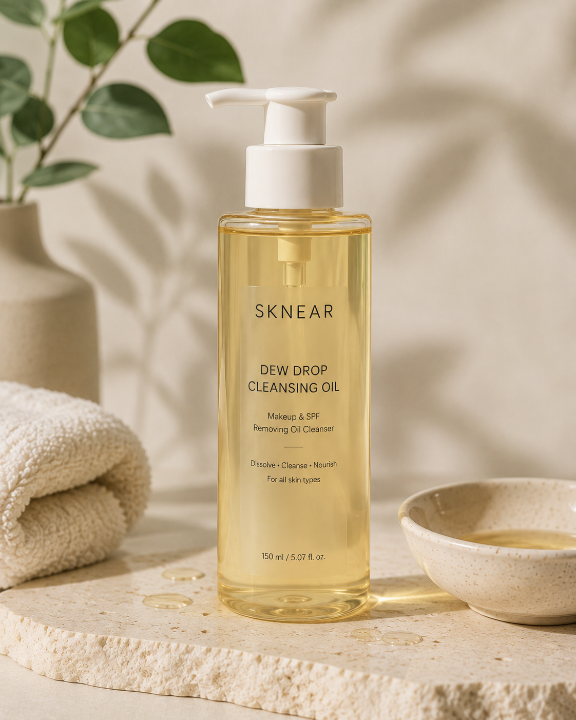 Dew Drop Cleansing Oil — Makeup & SPF Removing Oil Cleanser